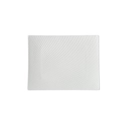 Okito Rectangle Platter White 220mm 