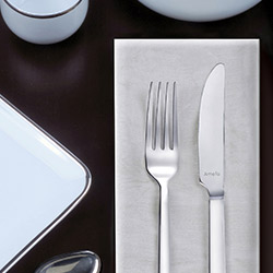 Stainless Steel Spoon & fork: Resistant to bacteria and Germs.