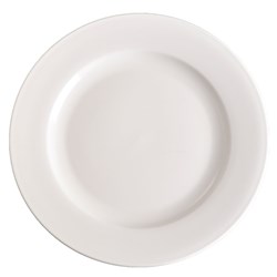 Basics Round Plate White 260mm Essentials Collection