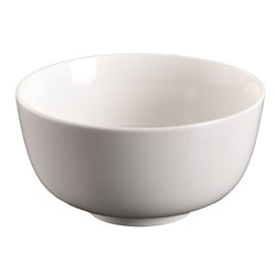 Basics Rice Bowl White 127mm Essentials Collection