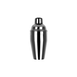 Classic Club 3 Piece Cocktail Shaker Gunmetal 300ml Zanzi