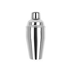 Classic Club 3 Piece Cocktail Shaker Silver 500ml Zanzi