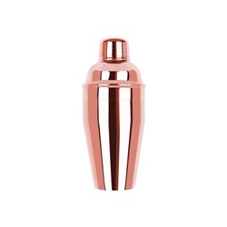 Classic Club 3 Piece Cocktail Shaker Rose Gold 500ml
