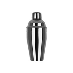 Classic Club 3 Piece Cocktail Shaker Gunmetal 500ml Zanzi