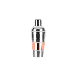 Hammered 3 Piece Cocktail Shaker Rose Gold 500/800ml Zanzi