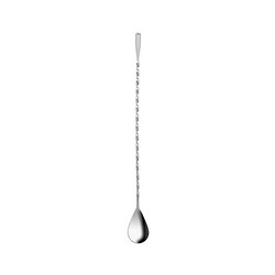 Teardrop Bar Spoon Silver 300mm Zanzi