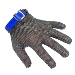 Chain Mesh Glove with Plastic Strip