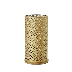 Bliss Candle Holder Gold Metal 140X75mm 4/Ctn