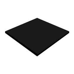 Black Tabletop Square 800mm