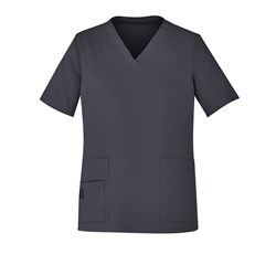 Avery Womens Scrub Top Charcoal XS Biz Care