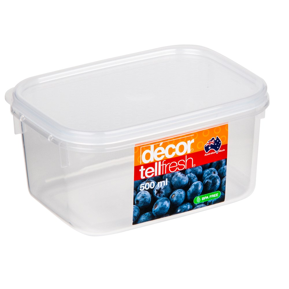 Tellfresh Oblong Container 500ml - 2663870 | Reward Hospitality