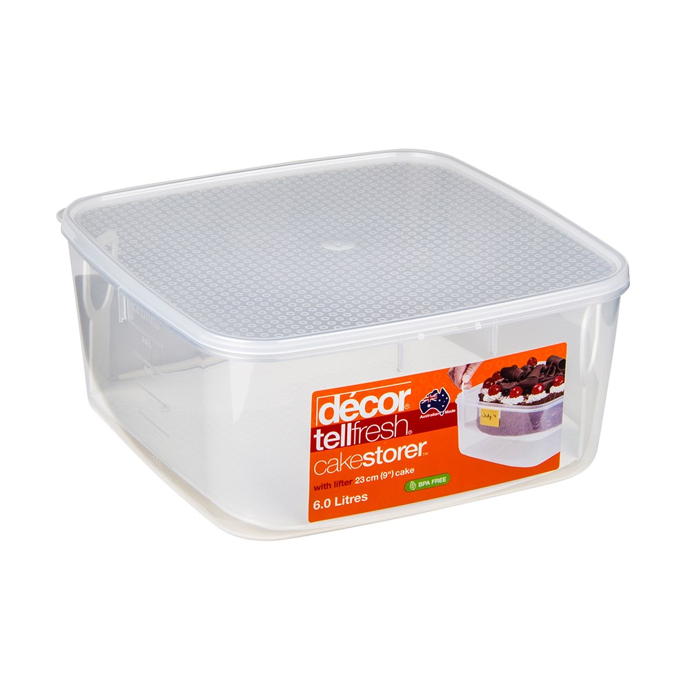 Amazon.com: MT Products PET Plastic Cake Container with Clear Lid for  Optimal Product Visibility for 6” Round Cake - (5 Pieces) Plastic Bakery Box  - Made in the USA : Home & Kitchen