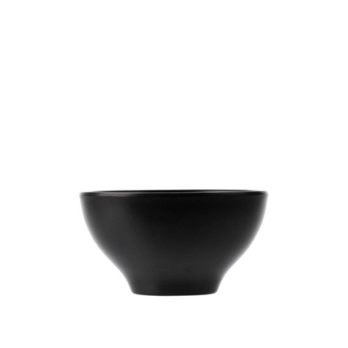 Dual Colour Melamine Bowl Black 110mm CouCou