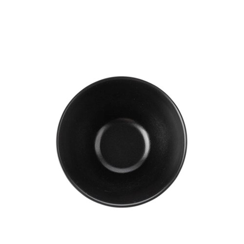 Dual Colour Melamine Bowl Black 110mm CouCou