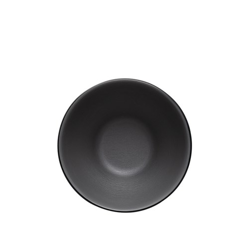 Dual Colour Melamine Bowl Black/Grey 110mm CouCou