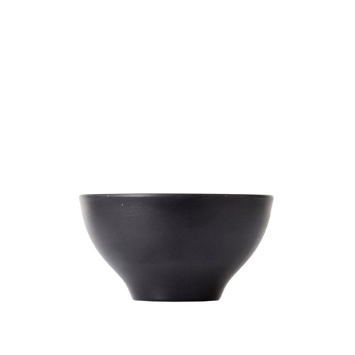 Dual Colour Melamine Bowl Black/White 110mm CouCou