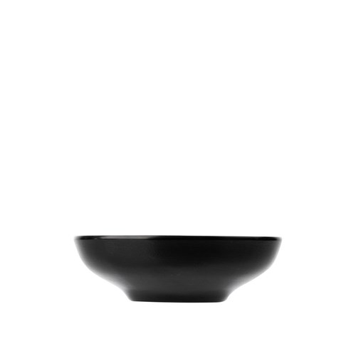 Dual Colour Melamine Bowl Black 123mm CouCou