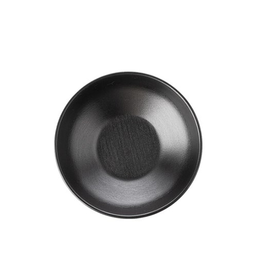 Dual Colour Melamine Bowl Black 123mm CouCou