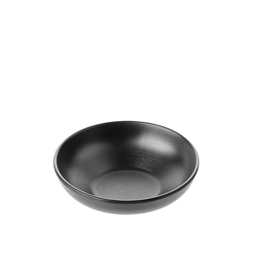 1181056 Dual Colour Melamine Bowl Black 123mm CouCou