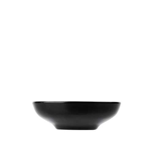 Dual Colour Melamine Bowl Black/Grey 123mm CouCou