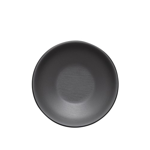 Dual Colour Melamine Bowl Black/Grey 123mm CouCou