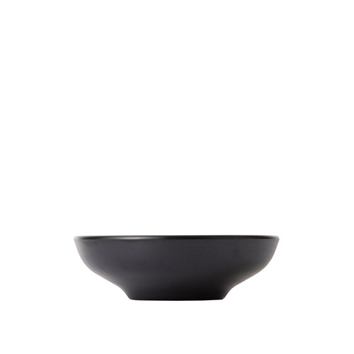 Dual Colour Melamine Bowl Black/White 123mm CouCou