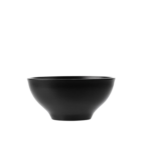 Dual Colour Melamine Bowl Black 150mm CouCou