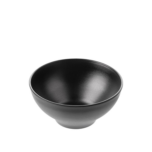 1181068 Dual Colour Melamine Bowl Black 150mm CouCou