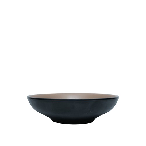 Dual Colour Melamine Black/Beige Bowl 150mm CouCou