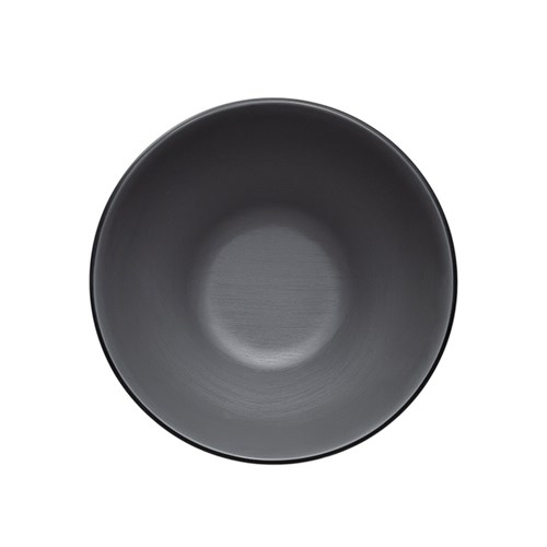 1181074-2 Dual Colour Melamine Bowl Black/Grey 150mm CouCou