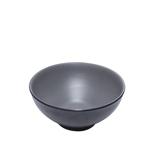 1181074 Dual Colour Melamine Bowl Black/Grey 150mm CouCou