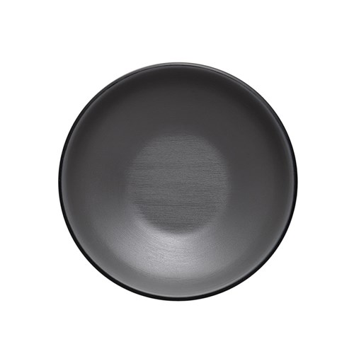 Dual Colour Melamine Bowl Black/Grey 150mm CouCou