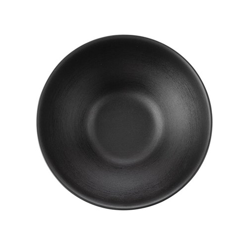 Dual Colour Melamine Bowl Black 165mm CouCou