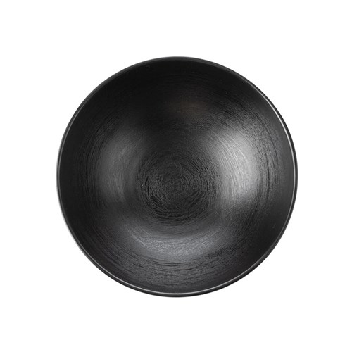 Dual Colour Melamine Bowl Black 160mm CouCou