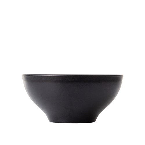 Dual Colour Melamine Bowl Black/White 165mm CouCou