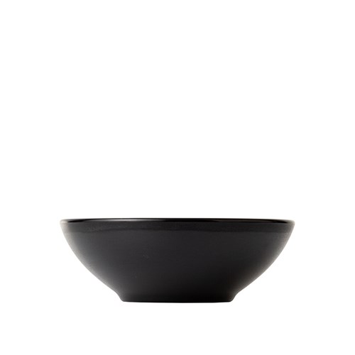 Dual Colour Melamine Bowl Black/White 160mm CouCou