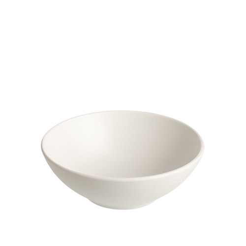 1181090 Dual Colour Melamine Bowl White 160mm CouCou