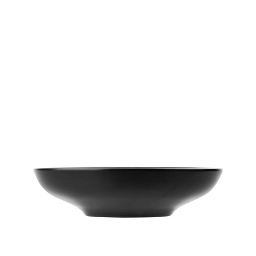 Dual Colour Melamine Bowl Black 175mm CouCou