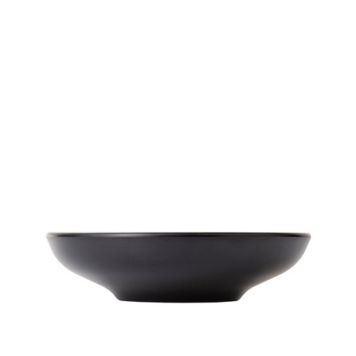 Dual Colour Melamine Bowl Black/White 175mm CouCou