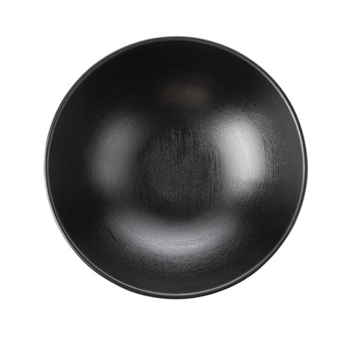 Dual Colour Melamine Bowl Black 187mm CouCou