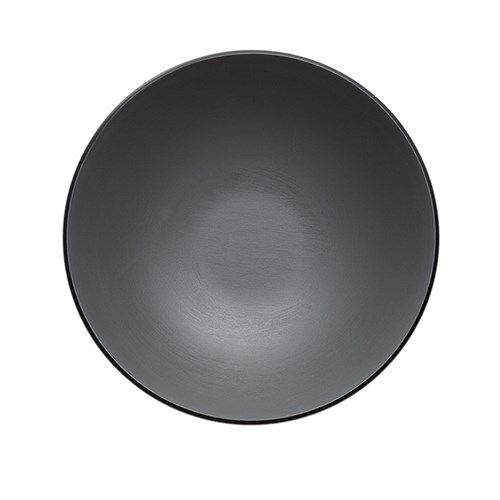 Dual Colour Melamine Bowl Black/Grey 187mm CouCou