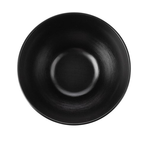 Dual Colour Melamine Bowl Black 190mm CouCou