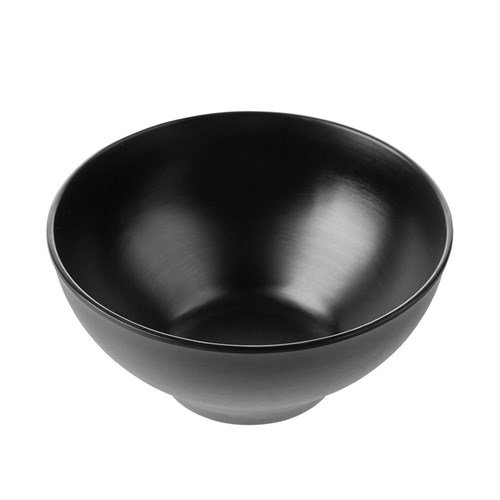 1181109 Dual Colour Melamine Bowl Black 190mm CouCou