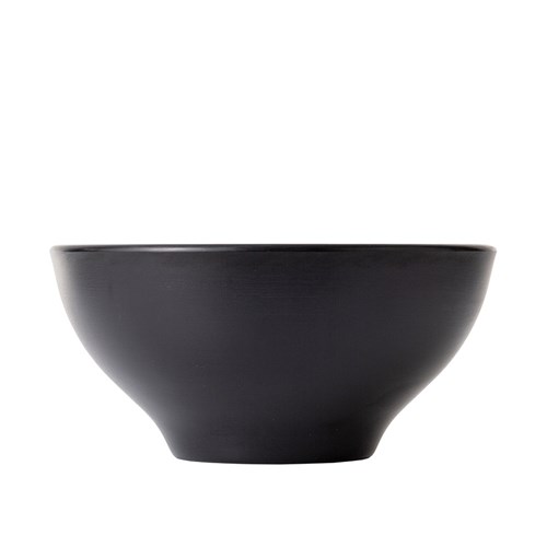 Dual Colour Melamine Bowl Black/White 190mm CouCou