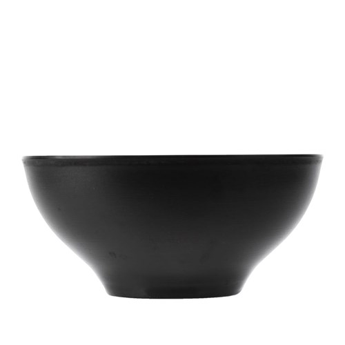 Dual Colour Melamine Bowl Black 210mm CouCou