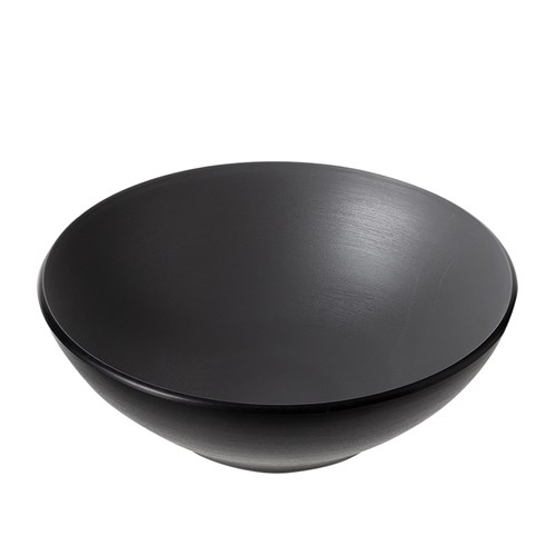 1181129 Dual Colour Melamine Bowl Black/Grey 210mm CouCou