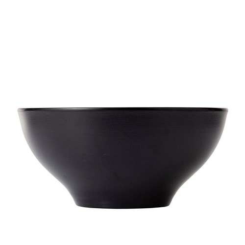 Dual Colour Melamine Bowl Black/White 210mm CouCou