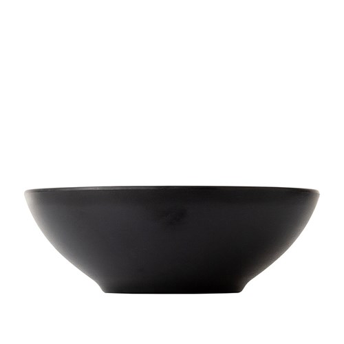 Dual Colour Melamine Bowl White/Black 210mm CouCou