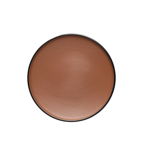 Dual Colour Melamine Plate Brown/Black 167mm CouCou