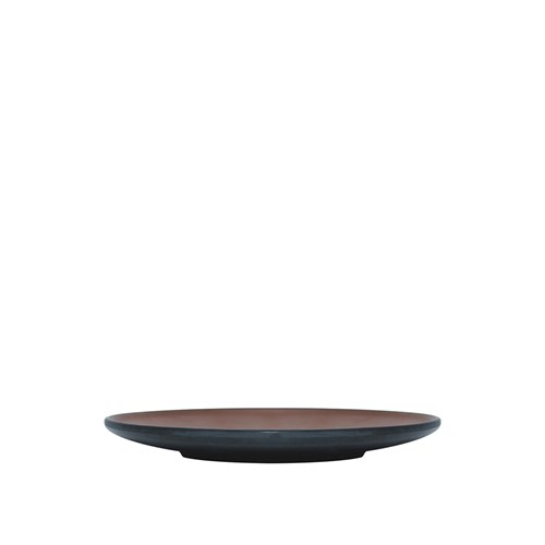 Dual Colour Melamine Plate Brown/Black 167mm CouCou